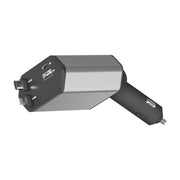 Zsou 4-in-1 Retractable Car Charger with USB-C and Lightning Cables, Dual USB Ports, 45W Total Output, Black