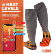 Mobile Warming Mwus22220523 Pro Heated Merino Socks - XL