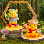 Just Play Disney Winnie the Pooh Hunny Crew Designer Collectible Toy Figure with Shimmery Finishes, 4 Inch, 46458