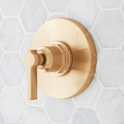 Greyfield Pressure Balance Shower Valve Trim - Brushed Gold