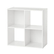 Mainstays MS5336278612056 4 Cube Storage Organizer, White, Bookshelf