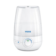 Vicks VUL545D 1 Gallon Filter Free Cool Mist Ultrasonic Humidifier, 200 sq ft, White