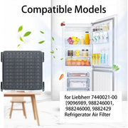 Odashen 7440021-00 4 Pack Refrigerator Air Filter Replacement for Liebherr