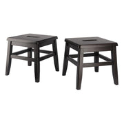 Winsome 23210 Kaya 2-pc Conductor Stool Coffee Finish