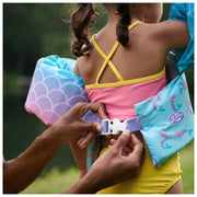 SwimWays Swim Trainer Mermaid Life Vest for Kids, US Coast Guard Approved, 33-55 lbs, Multicolor, 20148007