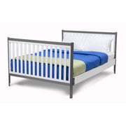Delta Children Tribeca 4-in-1 Convertible Crib, White/Grey