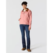 Carhartt 106208-P54 Rugged Flex Loose-Fit Canvas Detroit Jacket for Ladies, L, Rose Tint
