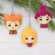 Hallmark Disney Hocus Pocus Mini Ornaments, Shatterproof Plastic, Set of 6, Holiday Collectible Decorations