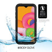 Fellowes 9799101 Body Glove Black Tidal Waterproof Phone Case for Samsung Galaxy A01