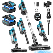 Amiluo Cordless Stick Vacuum Cleaner, 700W Brushless Motor, 60KPA Suction, 72min Runtime, 6-in-1 with HEPA Filter and LED Display, RD-101