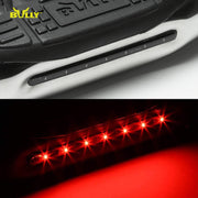 Bully Hitch Step with Integrated LED Brake Light, Chrome Stainless Steel, Fits 2-Inch Receivers, Anti-Skid Pad, CR-600L