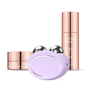 Foreo Bear 2 Advanced Microcurrent Facial Device with Supercharged Serum 2.0 and Triple Action Intense Moisturizer, Lavender, F222D