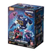 Blokees Transformers Action Edition 03 Soundwave Action Figure, 8-Inch, Multicolor, Magnetic-Activated Lights and Sounds, 58 Movable Points, Tool-Free Assembly, 71172