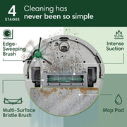iRobot Roomba 1010 Combo Robot Vacuum & Mop, 2 in 1 for Carpet & Hard Floors, Self Charging