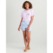 Huk KC Printed Volley Shorts - Sky - S