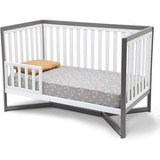 Delta Children Tribeca 4-in-1 Convertible Crib, White/Grey