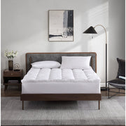 Allswell WMT-ASWTP-KG Ultra Plush Pillow Top Mattress Topper, King, White