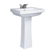Western Pottery L280-4 Lavatory Pedestal, White
