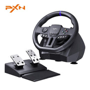 PXN V900 GEN2 Racing Wheel with Magnetic Sensor, Dual Rotation 270/900, RGB Pedals, Type-C Connectivity for PC, PS4, Xbox, Switch