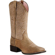 Ariat 10019906 Round Up Remuda Western Boots for Ladies - Brown Bomber - 8.5M