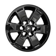 Coast2coast Automotive Hubcap 16 in Black ABS Plastic 6-Spoke Wheel Cover Set for 2015-2020 Chevrolet Colorado IWCIMP444BLK