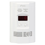 Kidde Nighthawk Carbon Monoxide and Explosive Gas Detector, Digital LED Display, AC Plug-In with 9-Volt Battery Backup, White, KN-COEG-3