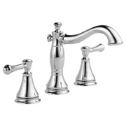 Delta Faucet 3597LF-MPU Cassidy Two Handle Wide Spread Lavatory with Metal Pop-Up, Chrome
