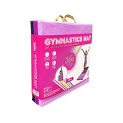 Justice 6' Three Folding Gymnastics Mat with High-Density Foam Core, Pink, 1.5-Inch Thick, Carry Handles
