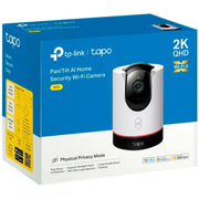 TP-Link Tapo TC73 Indoor 2K Wi-Fi Security Plug-In Camera with Privacy Control and Smart Motion Tracking - White