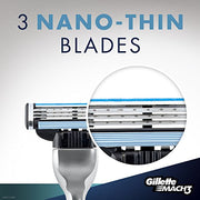 Gillette Mach3 Men's Razor Blades, 15 Blade Refills