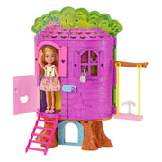 Barbie HPL70 Chelsea Barbie Doll and Treehouse Playset with Pet Puppy