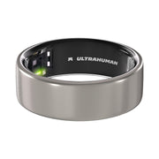 ULTRAHUMAN UHRA-RT-08 Ring AIR Smart Ring - Size 8 - Raw Titanium - Track Sleep, Movement & Recovery Score
