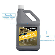 Thetford Premium RV Rubber Roof Cleaner and Conditioner, 1.9 L