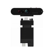 Lenovo ThinkVision MC60 Monitor Webcam, 1080p Full HD, Auto Focus, Adjustable 65-90 Field of View, Dual Noise-Cancelling Microphones, USB 2.0, Black, 4XC1K97399