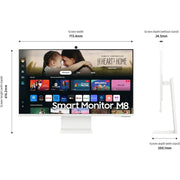 SAMSUNG LS32DM801UNXZA 32-Inch M8 (M80D) Series 4K UHD Smart Monitor