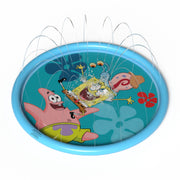 SpongeBob SquarePants Inflatable Water Splash Pad, 60-Inch, Multicolor, BPA-Free Plastic, Ages 2+, SBSP150-A