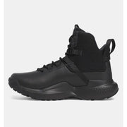 Under Armour Micro G Stellar Mid Men's Tactical Boots, Slip-Resistant Rubber Outsole, Black Anthracite, Size 12