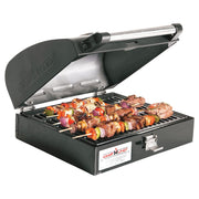 Camp Chef BB30L Deluxe BBQ Grill Box, Cast Iron Grill Grates