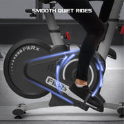 FitRx Hyper Upright Exercise Bike, Adjustable Magnetic Resistance, LCD Monitor, Black, 30667
