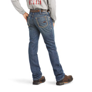 Ariat Flame-Resistant M4 Relaxed Boundary Boot-Cut Jeans for Men - Clay - 34x32