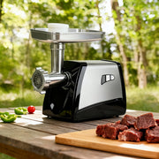 Valley Sportsman Electric Meat Grinder, 575-Watt Motor, Stainless Steel, Sausage Making Kit, Silver, 1A-PG508