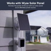 Wyze WYZECOPB Battery Camera Pro 2K HDR Wireless Indoor Outdoor Security Camera with Color Night Vision Integrated Spotlight Two-Way Audio Black
