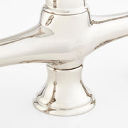 Signature Hardware SH349722PB Delacour 1.75 GPM Double Handle Bridge Kitchen Faucet with Side Spray - Polished Brass