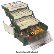 PLANO 723300 Tackle Systems Hybrid Hip 3 Tray Box, White/Blue