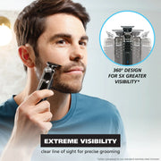 Wahl 3023437 Pro Series High Visibility Trimmer, Skeleton Style, Lithium Ion Rechargeable, All in One Trimmer for Men