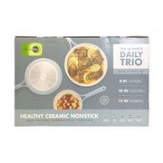 GreenPan Alto Ceramic Nonstick Fry Pan Set, Diamond Enhanced, Induction Compatible, Dishwasher Safe, 8in 10in 12in
