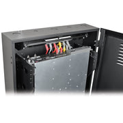 Tripp Lite SmartRack 4U Vertical Wall Mount Server Rack Enclosure Cabinet, Low Profile, Switch-Depth 20in, Black, SRWF4U