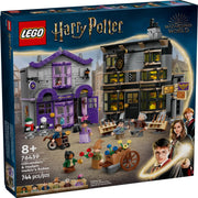 LEGO 744 Pieces Harry Potter Ollivanders & Madam Malkin's Robes Playset for 8 Year Olds
