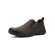 KEEN Men's Targhee 4 Slip-On Hiking Shoes, Waterproof Leather, Java/Black, Size 10, 1031163