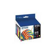 Epson T212XL-BCS 212XL Black C/M/Y Combo Pack Ink Cartridges